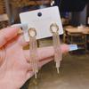 2023 Trendy Tassel Stud Earrings with S925 Silver Needle - Korean Style