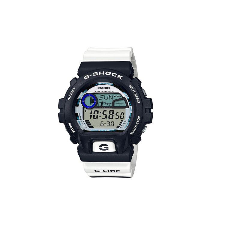

Casio G-Shock Series Tide Moon Phase Shockproof Waterproof Sports Quartz Watch Rubber Strap Men watches Gray GLX-6900SS-1 Black White