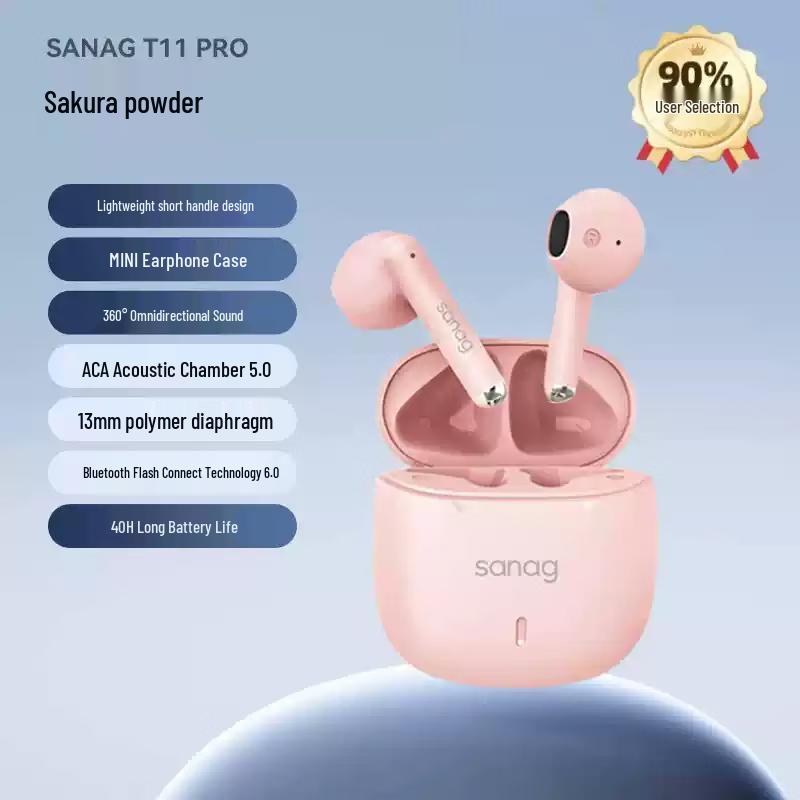 

SANAG T11 Pro True Wireless Half-In-Ear Earbuds