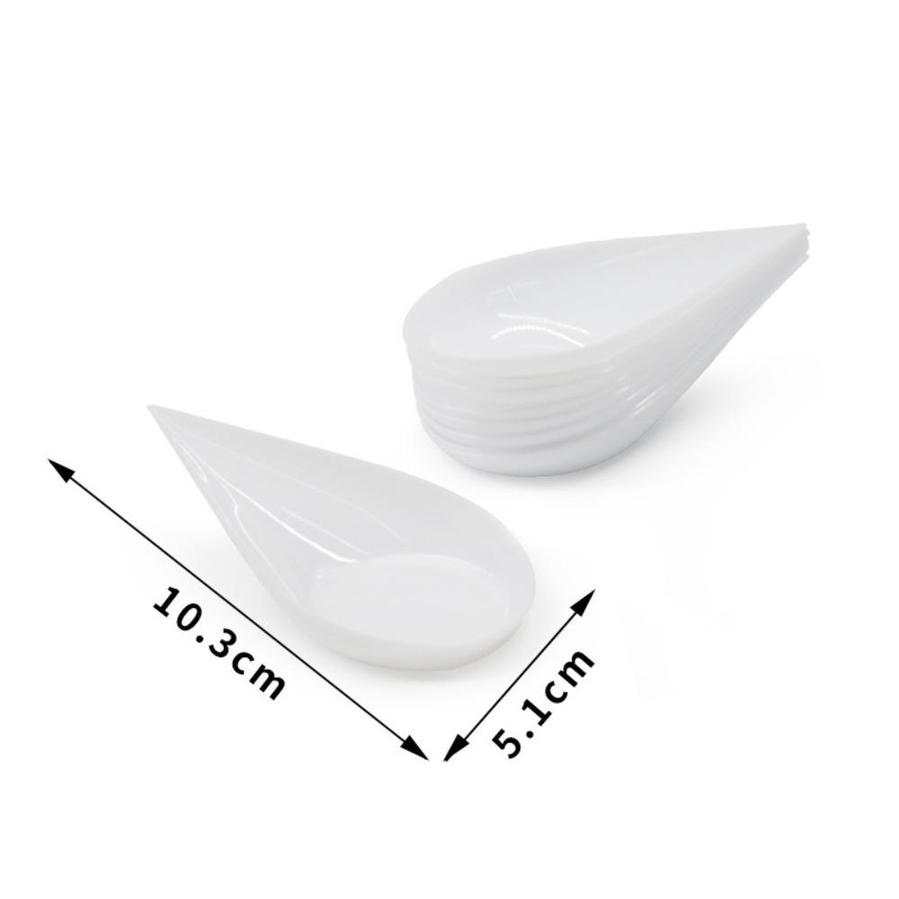 25pcs Plastic Tasting Spoons Disposable Dessert Spoons Mini Serving Trays  Dishes Serving Plate