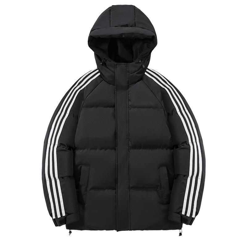 Autumn and Winter Bread Suit Men's Thickened Cotton Jacket Windproof Warm Standing Collar Cotton Jacket Versatile Couple Cotton Jacket