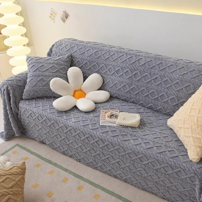 Скандинавское одеяло с кисточками — фото 7