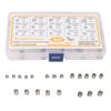 65PCS Threaded Insert Assortment Kit 303 Stainless Steel Thread Repair Sleeves Reducing Nuts
