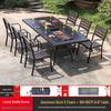 OEING Outdoor Cast Aluminum BBQ Dining Set