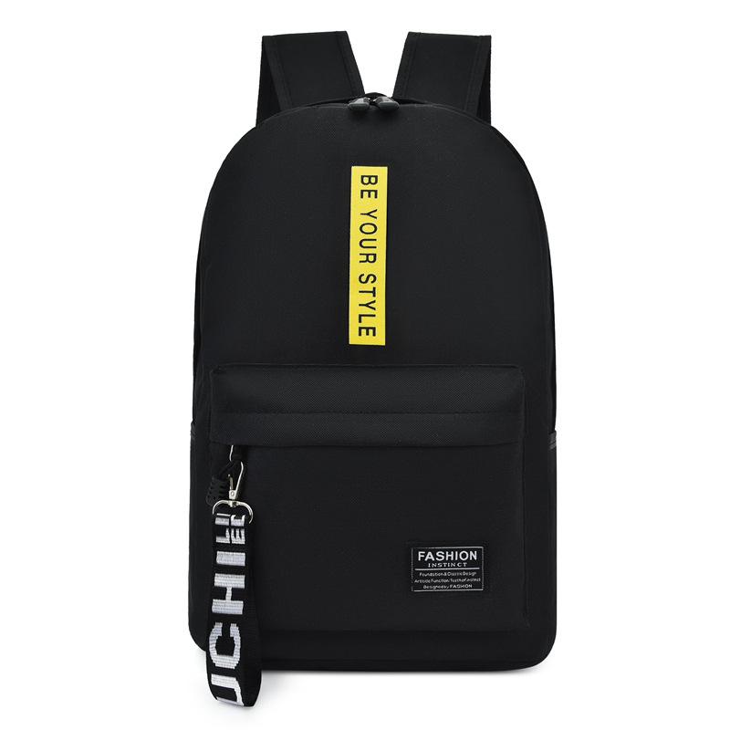 Large Capacity Oxford Backpack Solid Color Multi-Functional Simple Design for Students Ideal Back-to-School Season