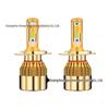 Dual Color LED Headlights: C6 Car H7 H8 H11 Yellow & White, High/Low Beam