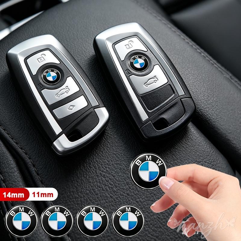 For BMW M E46 E90 E60 Car Key Sticker Logo 3D Metal Car Key Sticker Emblem For BMW 320Li 325Li 330Li 325i E60 E64 E70 E83 E85 E87 E90 E71 10pc 11/14mm