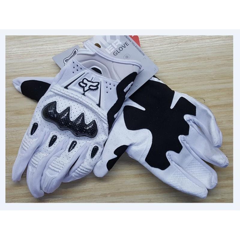 Motorcycle Riding Gloves Motocross Carbon Fibre Leather Racing Gloves