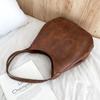 Elegant Brown Leather Shoulder Bag: Ideal Accessory To Complement Your Look with A Touch of Sophistication