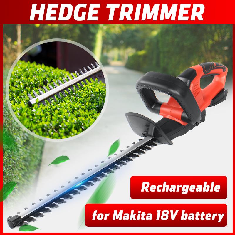 20-inch Electric Trimmer Cordless Garden Tools Hedge Trimmer Rechargeable Hedge Trimmers Brushless Power Tool 93*21*9cm