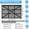 Car ceiling cargo net multifunctional hanging storage organizer with large capacity for convenient storage of car ceiling net