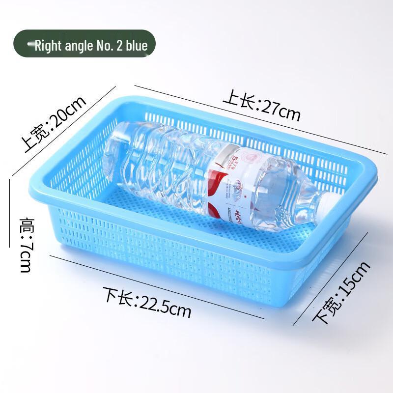Rechteckiger Kunststoff-Aufbewahrungs- und Abtropfkorb