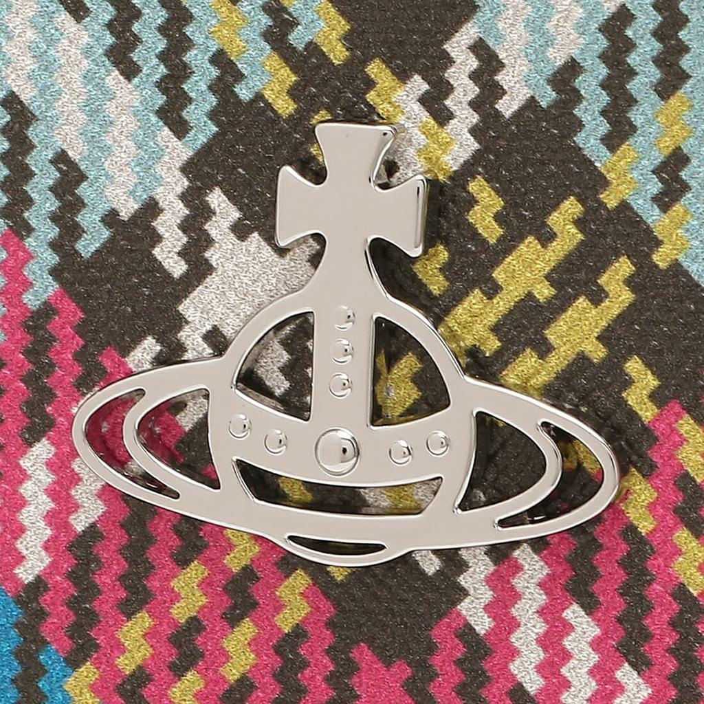 Vivienne Westwood Münzetui, Bio-Grün Saffiano Mehrfarbig, Damen, 51010007 S000V O102 [Gebraucht]