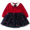 DAVE & BELLA Girls' Anti-Static Sweater Mesh Dress