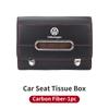Car Storage Elastic Fabric Leather Vehicle Seat Tissue Dispenser For VW Golf GTI Polo Passat Touareg Beetle GTD GTE Sportcoupe BIT1