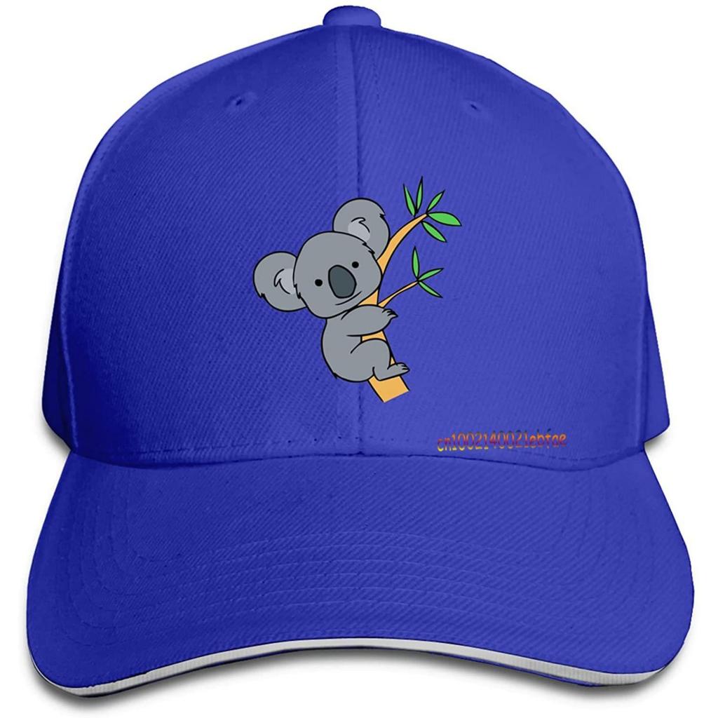 Koala Bear Baseball Hat Sandwich Cap Sun Hats Vintage Unisex Adjustable of Washable Trucker Caps