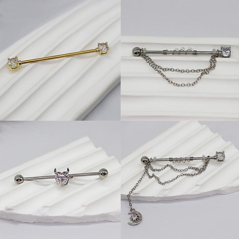 Gaibei European & American Cross-Border Ear Bridge & Bone Nail Chain Piercing