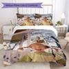 Pippi Longstocking Pattern Bedding Uilt Set Uilt Cover Pillowcase Home Decoration Birthday Gift (1 * Duvet Cover + 2 * Pillowcase Without Core)114