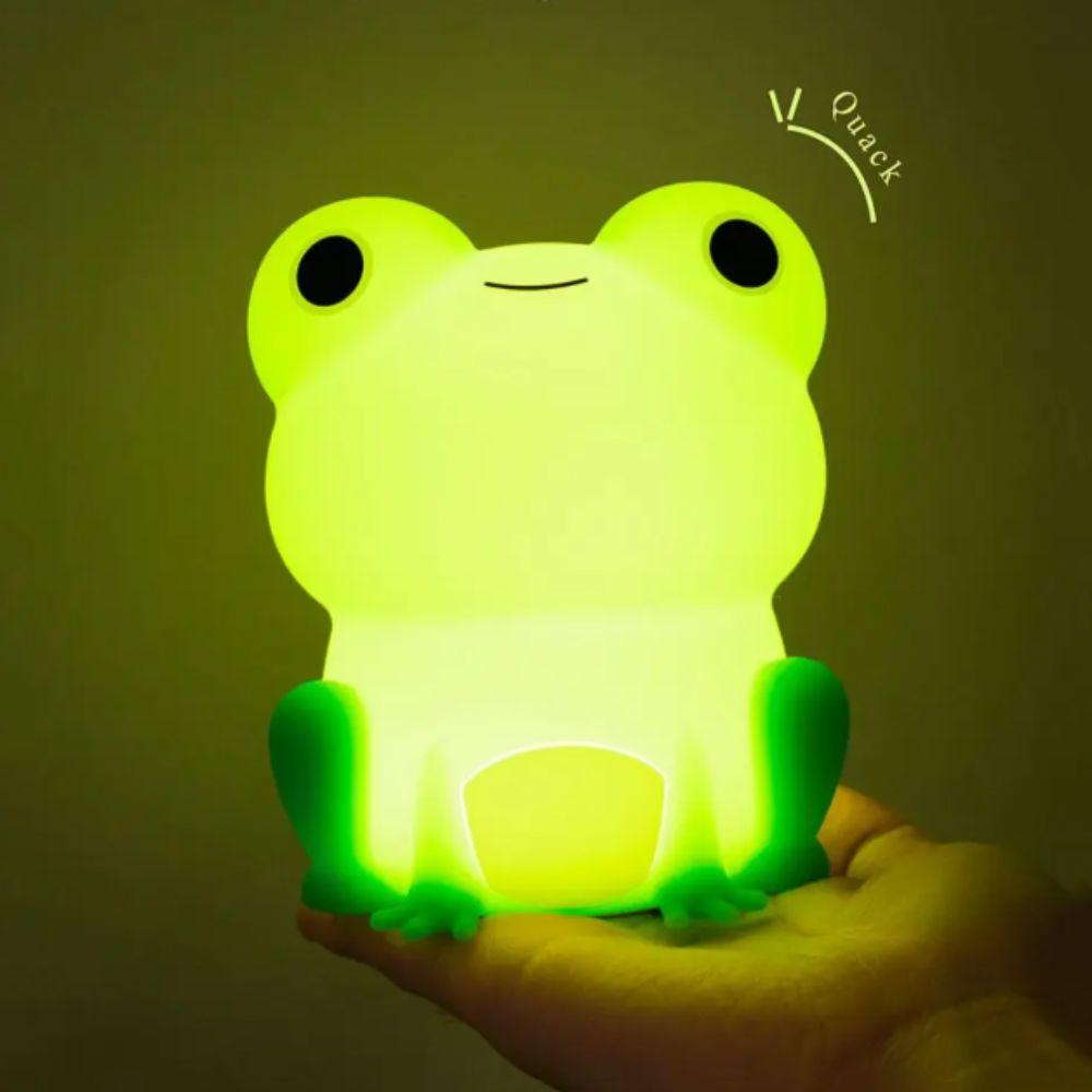 Dimmable Frog Night Light Soft Silicone Animal Night Light Bedside Lamp Children Room