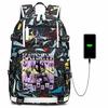 Sac à dos imperméable étoilé pour collégiens, Sac à dos léger anti-éclaboussures pour ordinateur portable, Sac à dos unisexe pour adolescents 1219