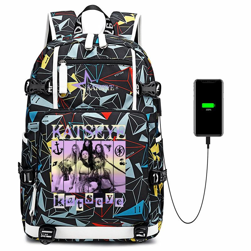 Sac à dos imperméable étoilé pour collégiens, Sac à dos léger anti-éclaboussures pour ordinateur portable, Sac à dos unisexe pour adolescents 1219