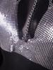 2024 European Music Festival Metal Chain Tube Top Backless Sexy Top