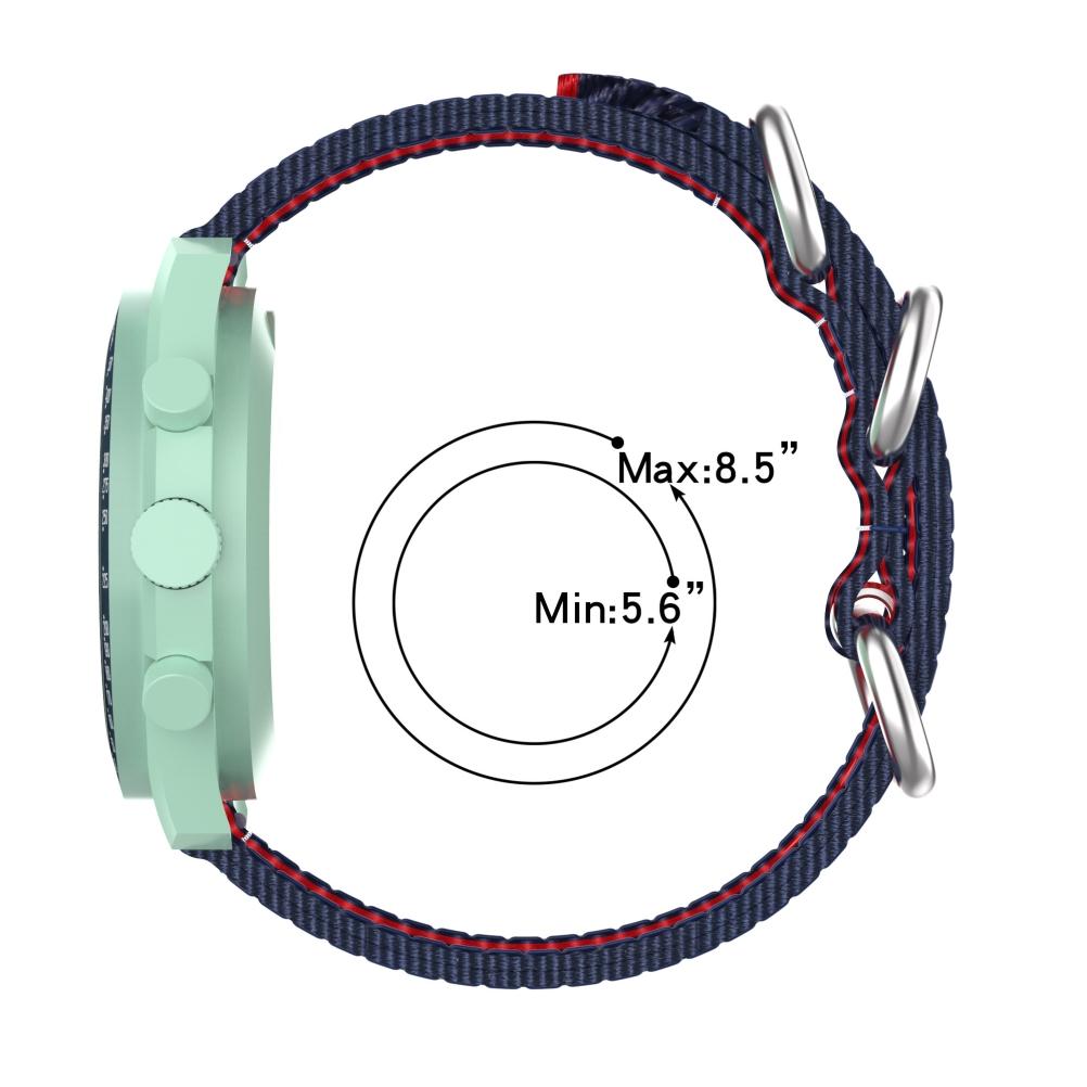 Replacement Straps Compatible for BIOCERAMIC 3 Ring Canvas Strap Watchbands