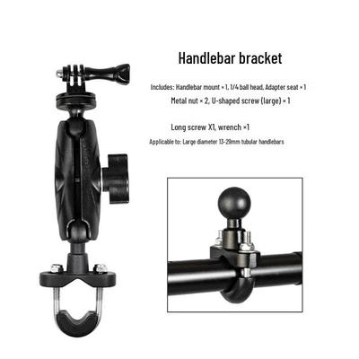 Support de Guidon Action Caméra Moto U-Bar
