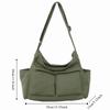 Large Capacity Teenager Messenger Bag Canvas Crossbody Bag Casual Vintage Shoulder Bags  Students