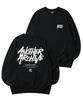 ANOTHER ARCHIVE Fb Graffiti Oversized Sweatshirt_Black
