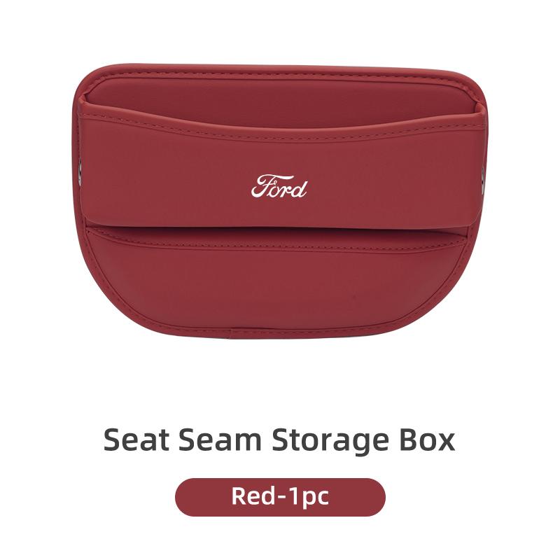 For Ford Car Seat Gap Storage Box Universal Auto Seat Crevice Organizer Escort KA Flex Everest KA Expedition Falcon Fusion