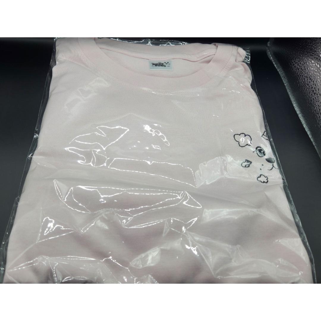 

[USED] Ukudong T-shirt, pink, embroidered, hand-painted, internationally exclusive, pop-up