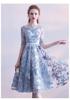 Grey Bridesmaid Dress 2026: Elegant Mid-Length Summer Gown for Women, Slimming and Ideal for Banquets