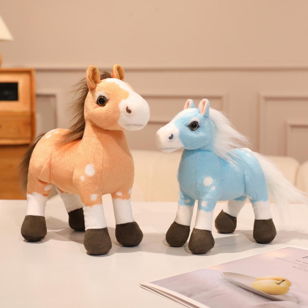 Plush Horse Toy With Pp Cotton Filling For Childrens Playroom Decor