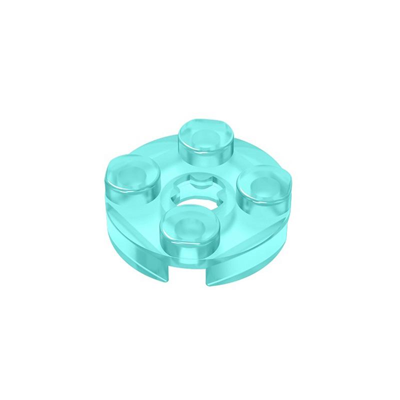 Non-Toxic Moc 10Pcs 4032 Round 2X2 With Axle Hole Building Blocks Kit Plate Bricks Particle Puzzle Idea Diy Toys Children Birthday Gifts