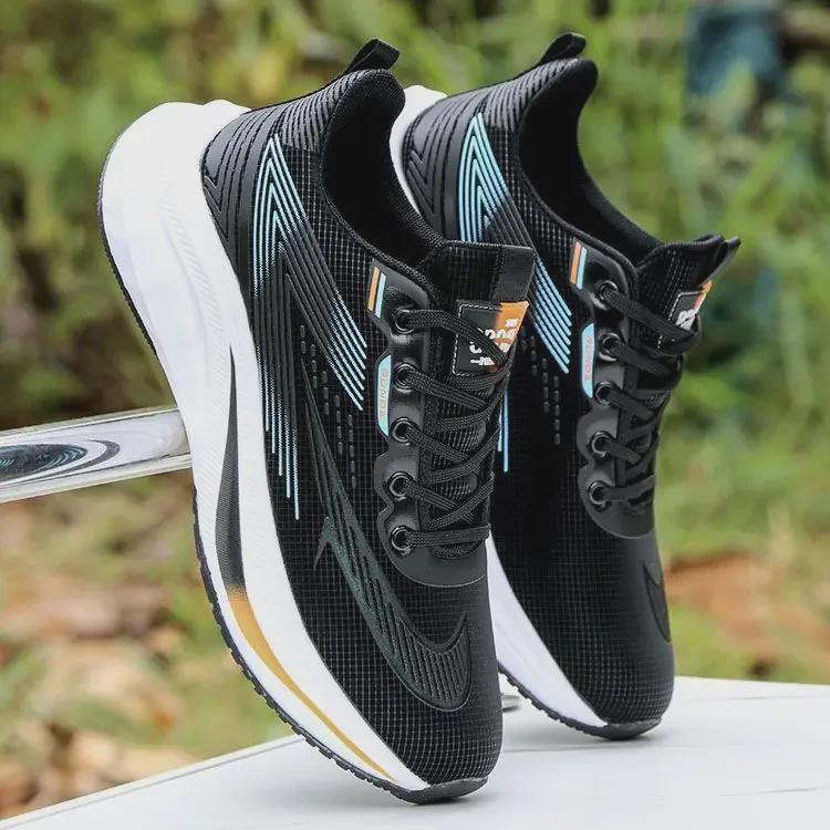 Men's 2025 Autumn Waterproof Leather Running Shoes - Ultra-Light, Trendy Sports Footwear for Students