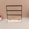 Metal Earrings Storage Rack 3-Tier Jewelry Holder Earring Organizer Ear Stud Rack  Stand Display