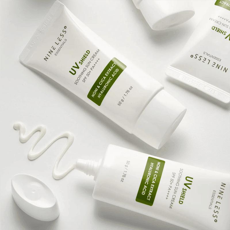 [NINE LESS] Essentials UV Shield Soothing Sun Cream SPF 50+ PA++++ 50g