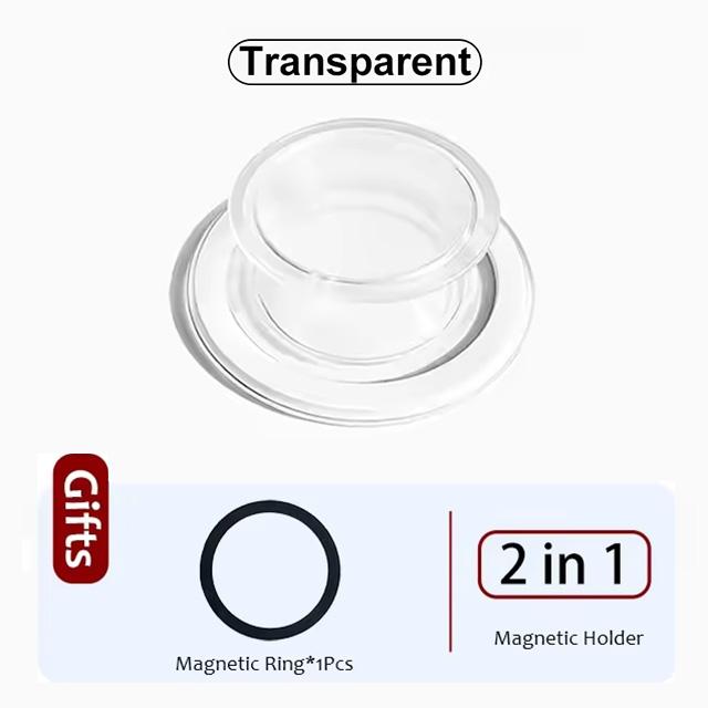 Popped Magnetic Foldable Phone Grip Holder Socket Support Tok For iPhone 17 16 15 14 13 N52 Magnet Ring Finger Expanding Stand 5