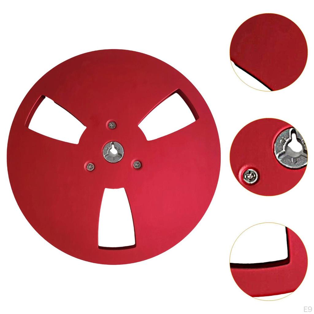 1/4 7 Inch Empty Reel Aluminum Accessories Lightweight Opening Machine Part Sturdy Open Sound
