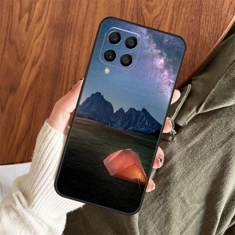 Funda Camping Naturaleza Montaña Para Samsung Galaxy M14 M34 M54 M12 M32 M52 M15 M11 M13 M06 M16 M36 M56 M31 M53 M35 M55