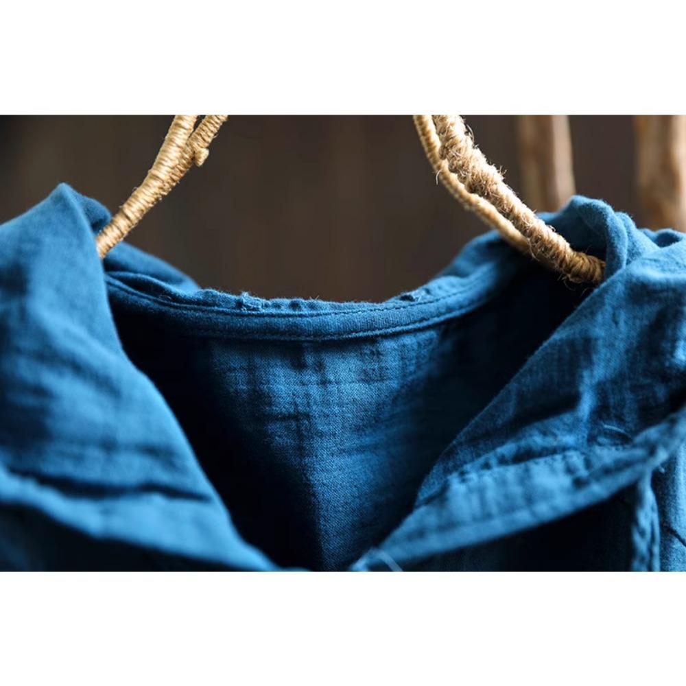 DIMANAF 2025 Spring Shirt Large Size T-shirt Women Linen Long Sleeve Pockets Fashion Tops Tees Loose Tees New