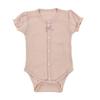 Baby Clothes Short Front Set of Floral [Chuckle Baby] Rompers, Sleeves, Opening, 3, Girls, Rabbit, Pattern, Plain, 80cm, T2112E-80-20