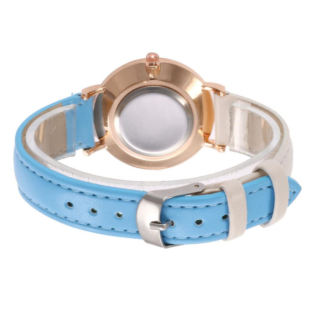 Fashion Pointer Watch Leather Wristband Women's Watch Quartz Watch