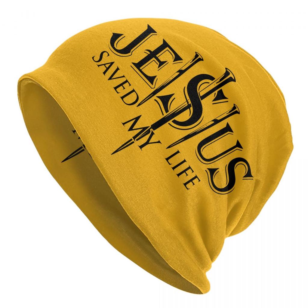 Custom Lion Of Judah Jesus Cross Beanie Cap Winter Bonnet Femme Knitted Hats Outdoor Ski Christian Faith Skullies Beanies Hats