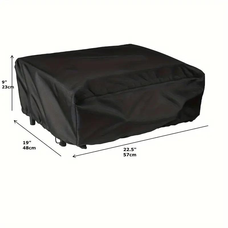 Heavy-Duty Grill Cover, Fits Blackstone Tabletop Griddle with Hood & Camping Grills, RV Outdoor Barbecue Accessory