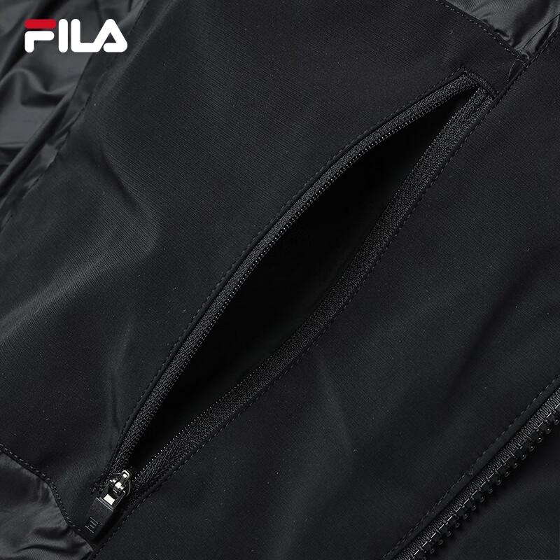 FILA Men's 2024 Winter Hooded Mid-Length Down Jacket
