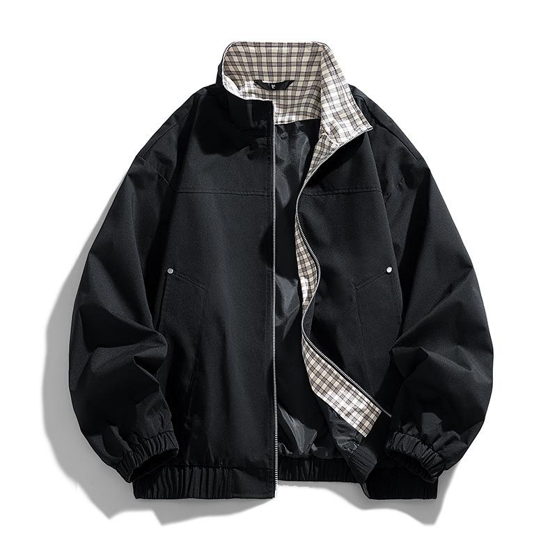 Men's Coat Trend Loose Korean Version Handsome Lapel Jacket Men