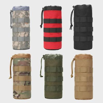 1000D Outdoor MOLLE Tactical Water Bottle Bag 1.5L Capacity for Mountaineering and Travel