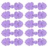 6/10pcs Chinese Knots Frog Buttons Closure Sewing Buttons Fasteners with Beads for DIY Sewing Coats Cloak Bridal Costume Outfit
